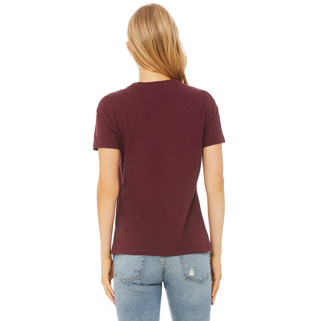 Ladies Relaxed Jersey Short-Sleeve T-Shirt - TEAM PURPLE - S(D0102H7WZTP)