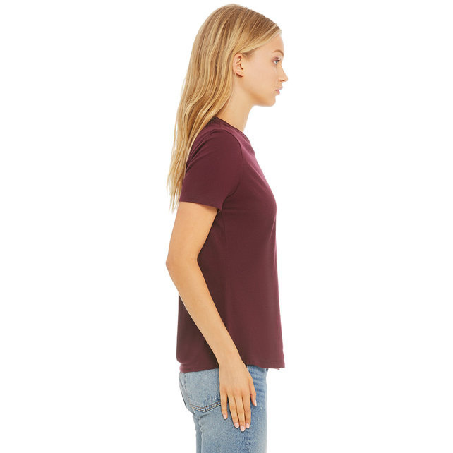 Ladies Relaxed Jersey Short-Sleeve T-Shirt - TEAM PURPLE - S(D0102H7WZTP)
