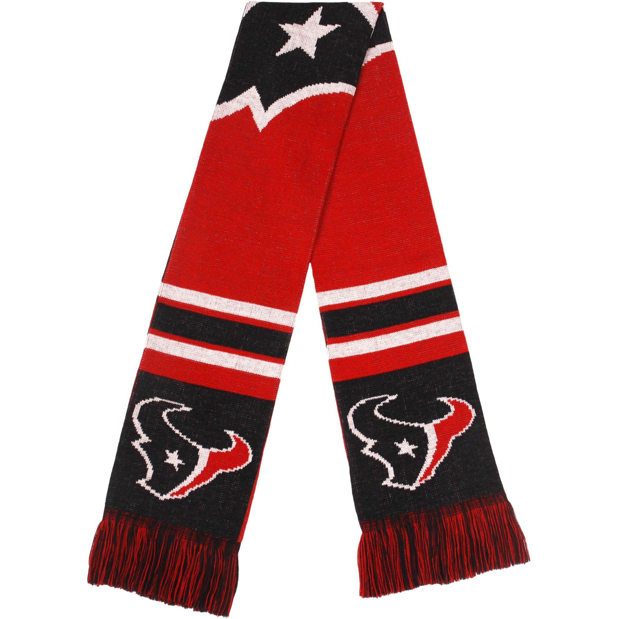 Houston Texans Scarf Colorblock Big Logo Design