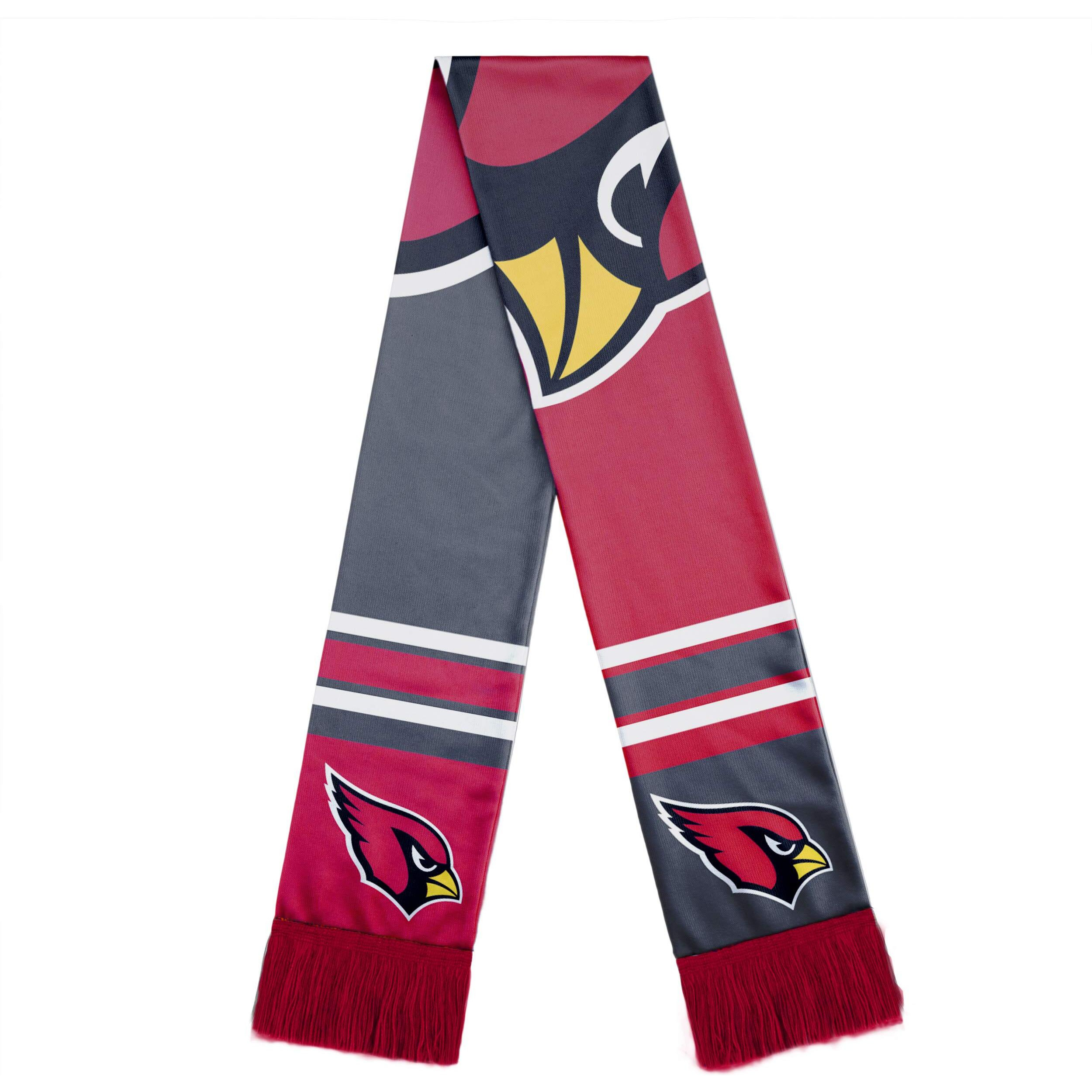 Arizona Cardinals Scarf Colorblock Big Logo Design