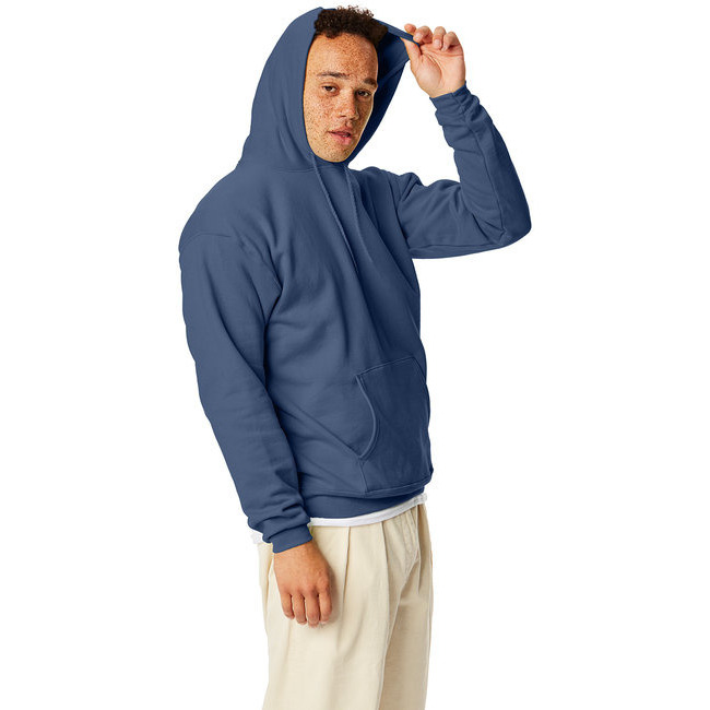 Unisex Ecosmart 5050 Pullover Hooded Sweatshirt - WHITE - S(D0102H7K6BT)