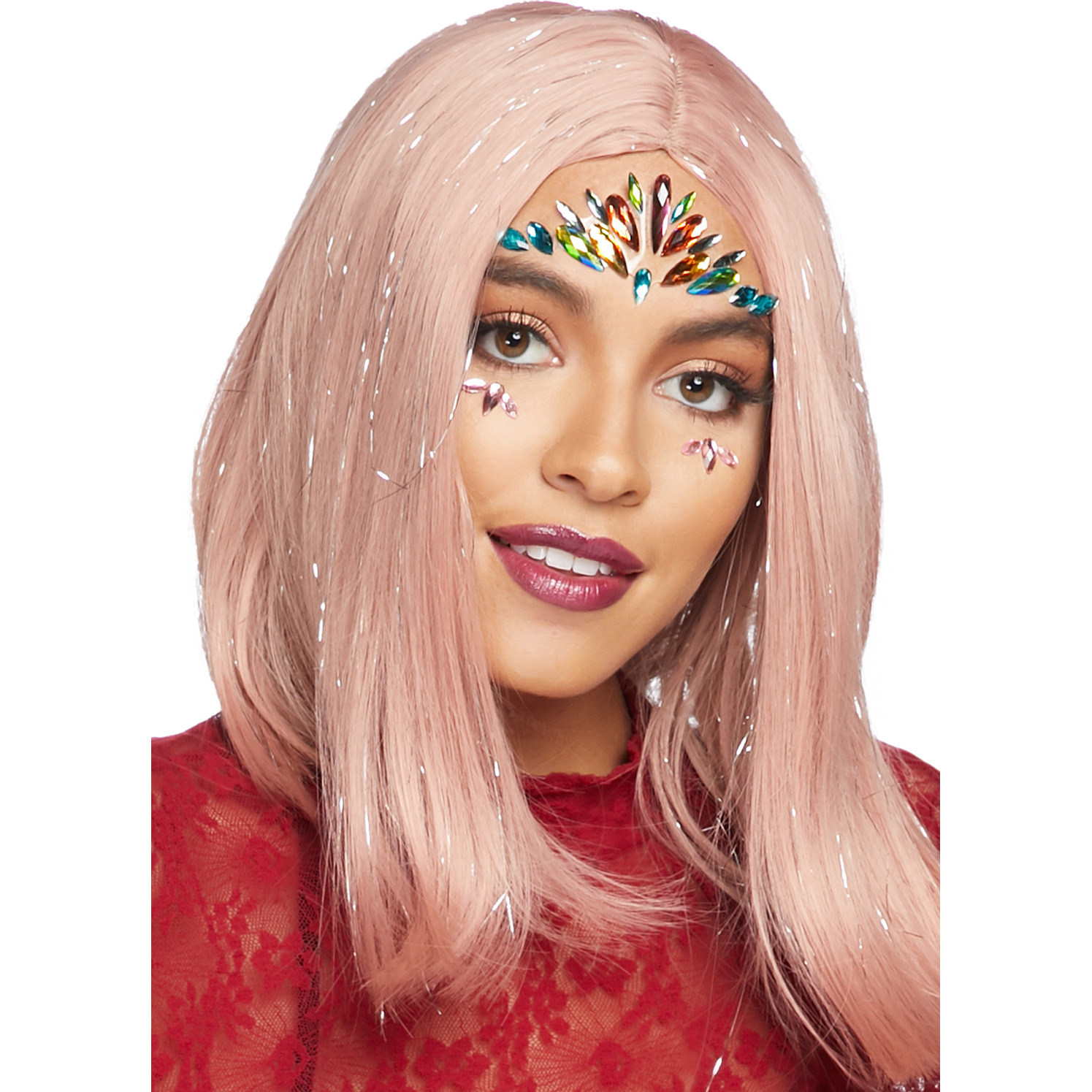 Avri adhesive face jewels sticker.