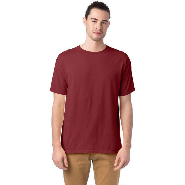 Mens garment-Dyed T-Shirt - BLAcK - S(D0102H7DA42)