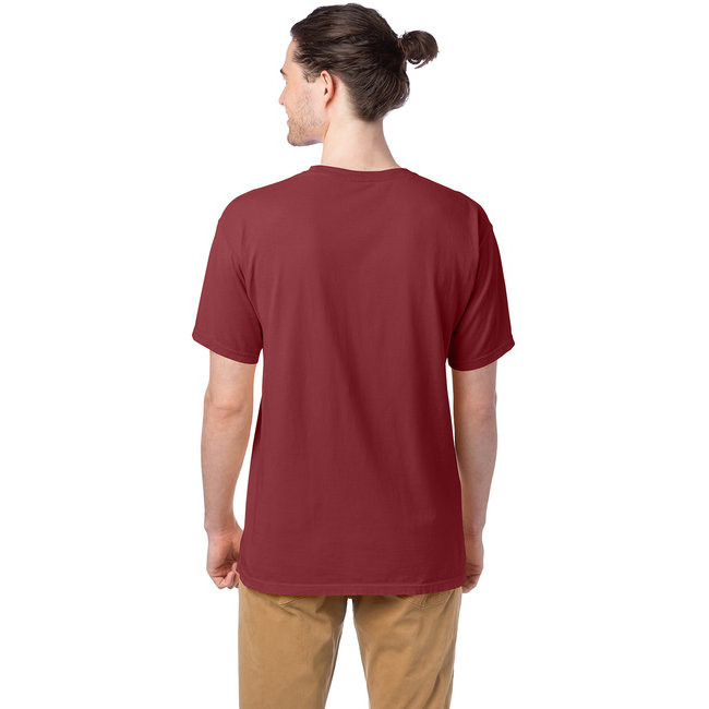 Mens garment-Dyed T-Shirt - BLAcK - S(D0102H7DA42)