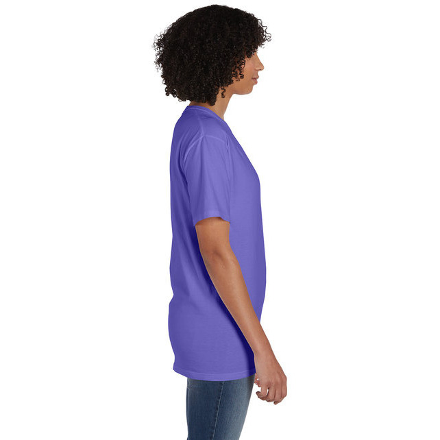 Unisex garment-Dyed T-Shirt with Pocket - BLAcK - S(D0102H7Y868)