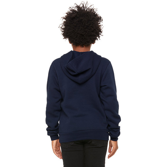 Youth Sponge Fleece Pullover Hooded Sweatshirt - BLAcK - S(D0102H7W3RP)