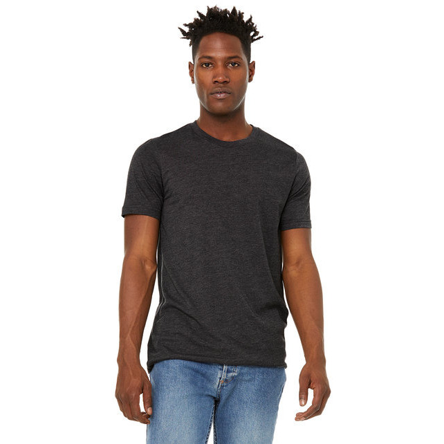 Unisex Sueded T-Shirt - HEATHER RED - XS(D0102H7KPLT)