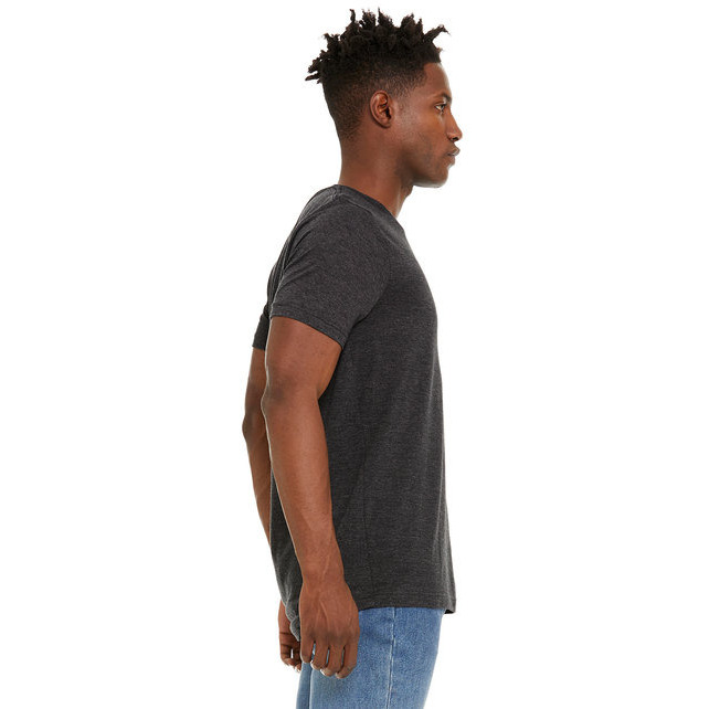 Unisex Sueded T-Shirt - HEATHER RED - XS(D0102H7KPLT)