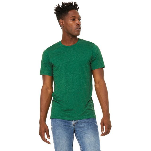 Unisex Sueded T-Shirt - HEATHER RED - XS(D0102H7KP5J)