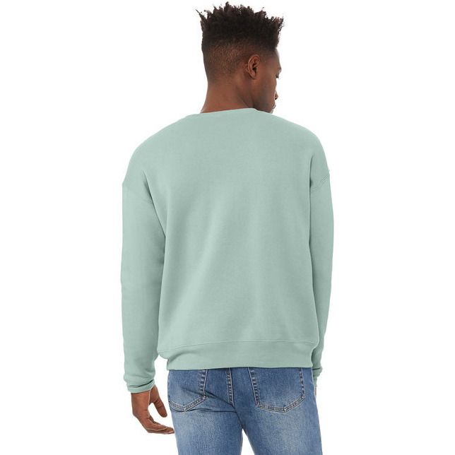 Unisex Drop Shoulder Fleece - WHITE - XS(D0102H7W9FP)