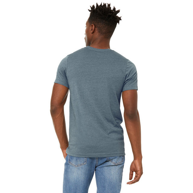 Unisex Sueded T-Shirt - HEATHER RED - XS(D0102H7KE4P)