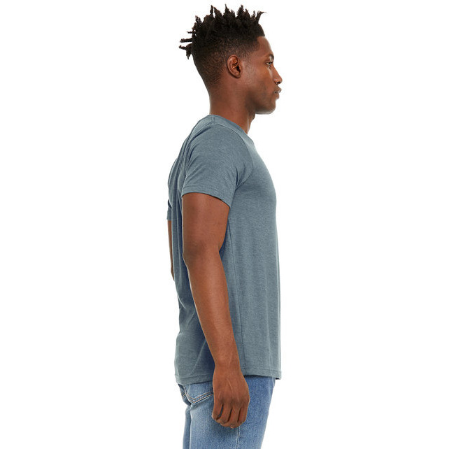 Unisex Sueded T-Shirt - HEATHER RED - XS(D0102H7KE4P)