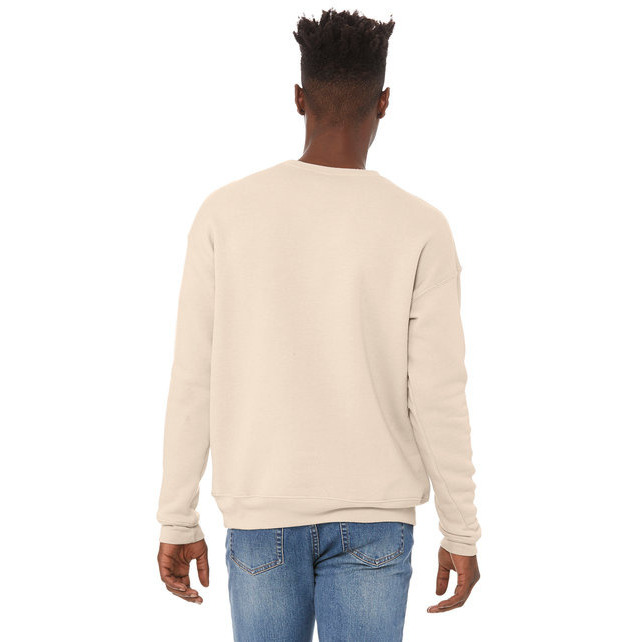 Unisex Drop Shoulder Fleece - WHITE - XS(D0102H7W9AJ)