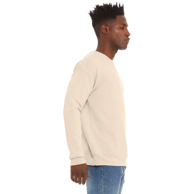 Unisex Drop Shoulder Fleece - WHITE - XS(D0102H7W9AJ)