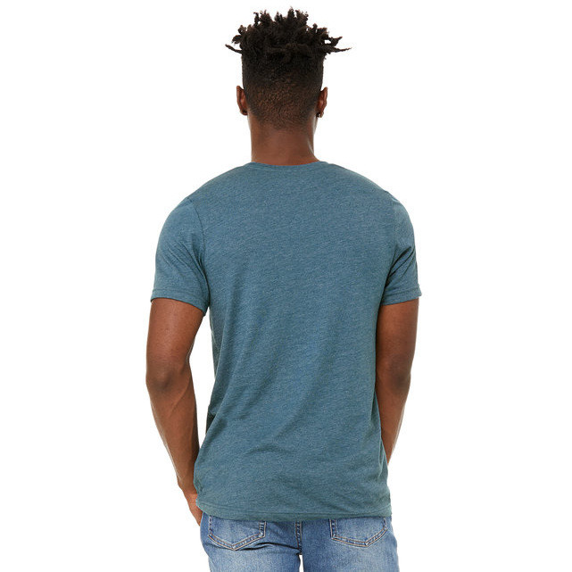 Unisex Sueded T-Shirt - HEATHER RED - XS(D0102H7KPXJ)