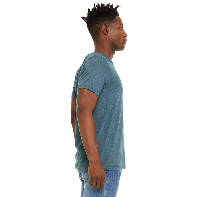 Unisex Sueded T-Shirt - HEATHER RED - XS(D0102H7KPXJ)