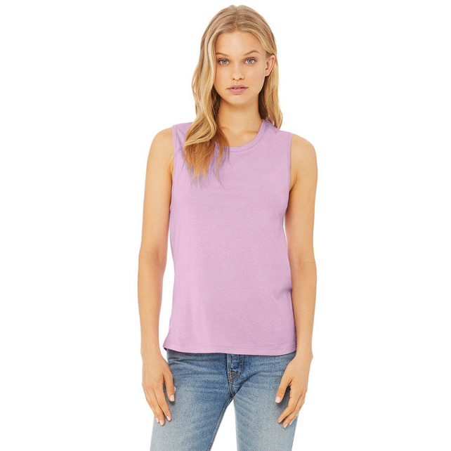 Ladies Jersey Muscle Tank - WHITE - S(D0102H7W7NT)