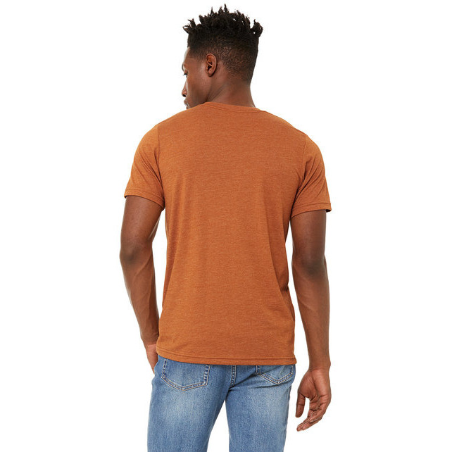 Unisex Sueded T-Shirt - HEATHER RED - XS(D0102H7KEKP)