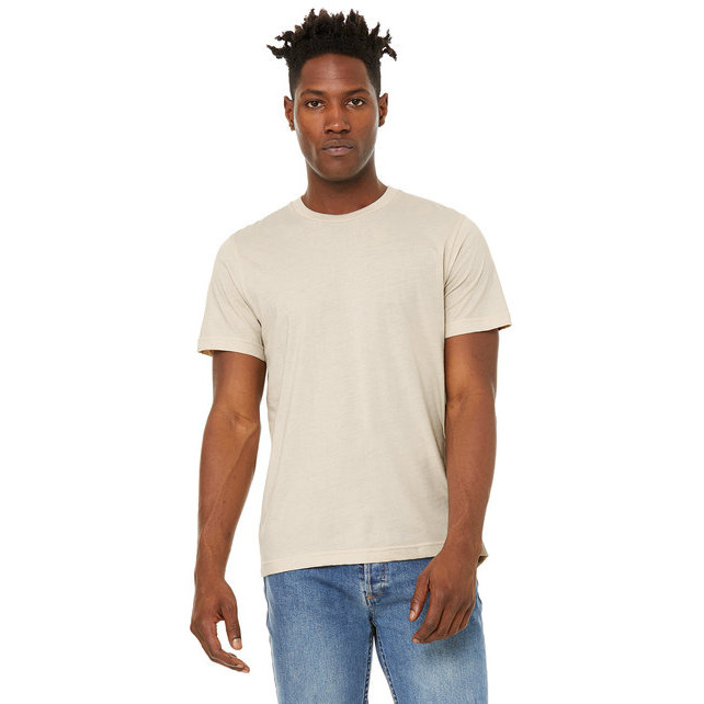 Unisex Sueded T-Shirt - HEATHER RED - XS(D0102H7KPRX)