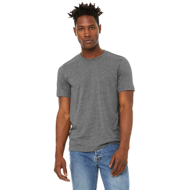 Unisex Sueded T-Shirt - HEATHER RED - XS(D0102H7KPTJ)