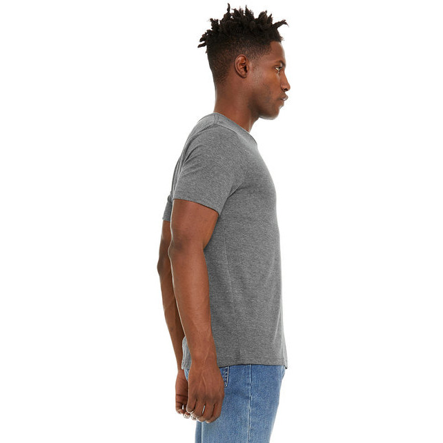 Unisex Sueded T-Shirt - HEATHER RED - XS(D0102H7KPTJ)