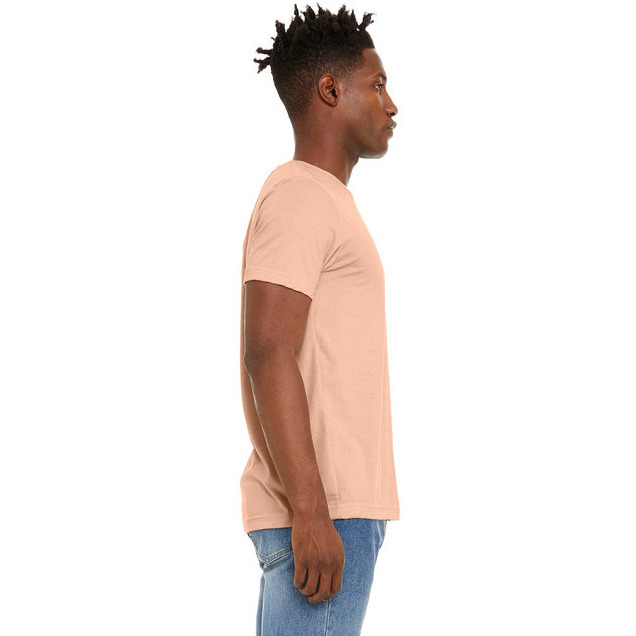 Unisex Sueded T-Shirt - HEATHER RED - XS(D0102H7KPIX)