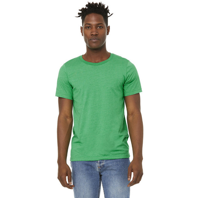 Unisex Sueded T-Shirt - HEATHER RED - XS(D0102H7KPEJ)