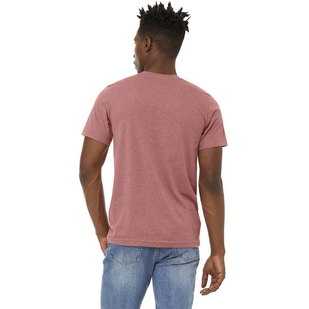 Unisex Sueded T-Shirt - HEATHER RED - XS(D0102H7KP12)