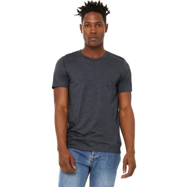 Unisex Sueded T-Shirt - HEATHER RED - XS(D0102H7KET2)