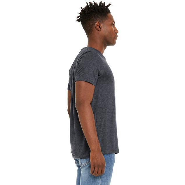 Unisex Sueded T-Shirt - HEATHER RED - XS(D0102H7KET2)