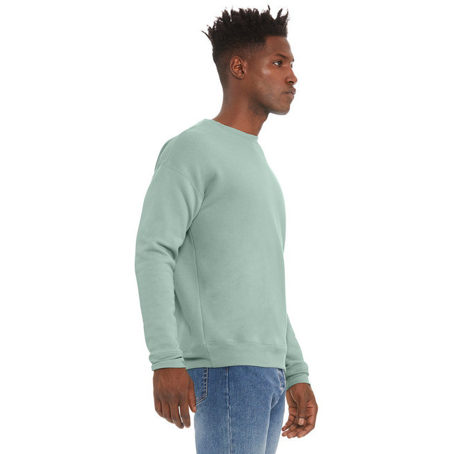 Unisex Drop Shoulder Fleece - WHITE - XS(D0102H7W9U6)