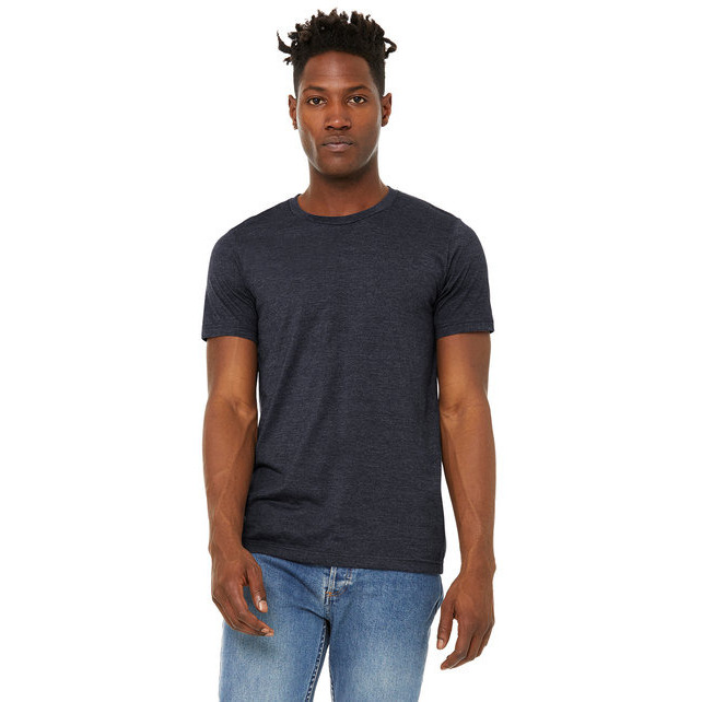 Unisex Sueded T-Shirt - HEATHER RED - XS(D0102H7KP8X)