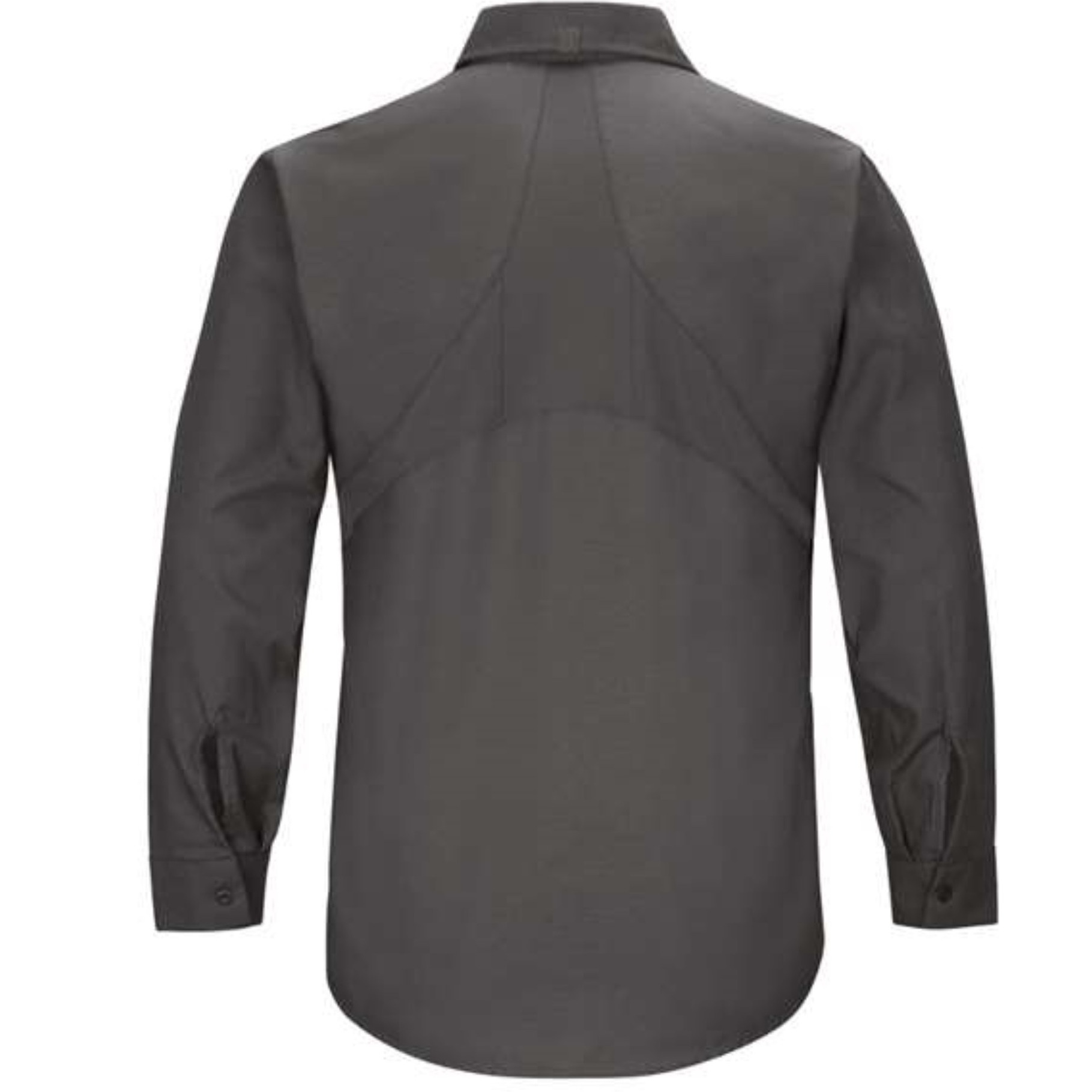 Red Kap Men's Long Sleeve Mimix Work Shirt - Long Sizes - Charcoal, XLT