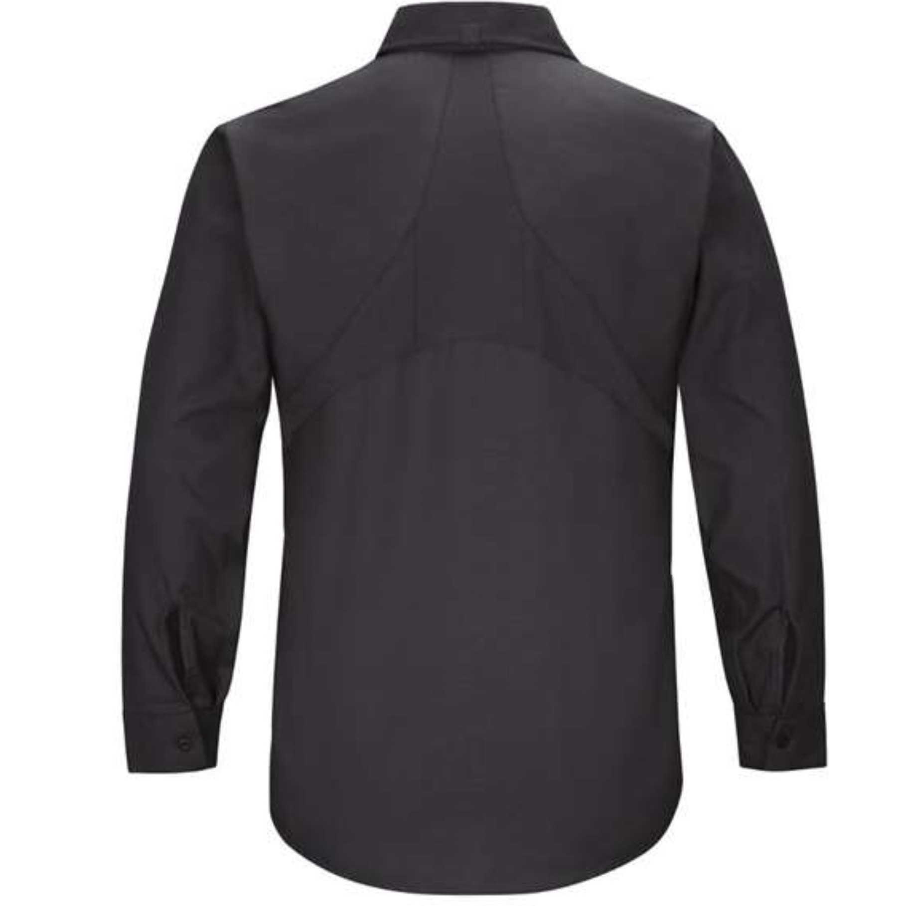 Red Kap Mimix Long Sleeve Work Shirt - Black, XL