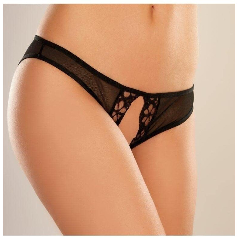 Adore Mirabelle Plum Panty Black OS(D0102H50c77)