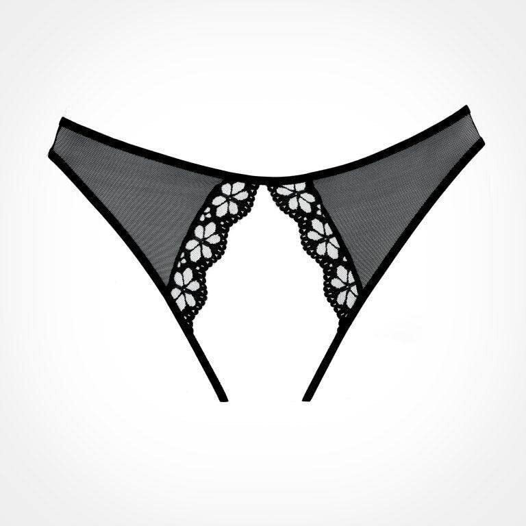 Adore Mirabelle Plum Panty Black OS(D0102H50c77)