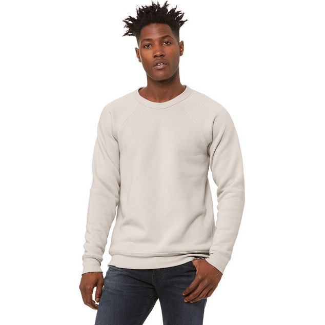 Unisex Sponge Fleece crewneck Sweatshirt - DK gRY MRBLE FLc - M(D0102H7W1ZX)