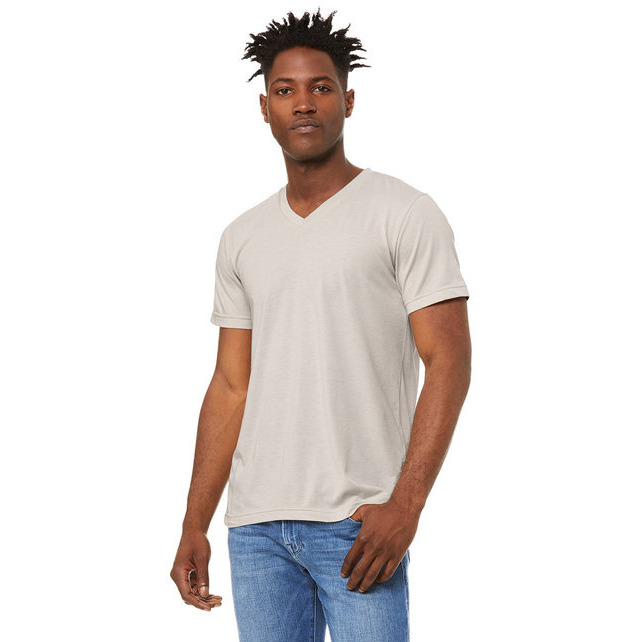 Bella + Canvas 3005CVC Unisex CVC Jersey V-Neck T-Shirt