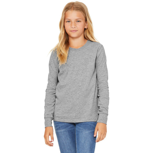 Youth Jersey Long-Sleeve T-Shirt - BLAcK - S(D0102H7WVIT)
