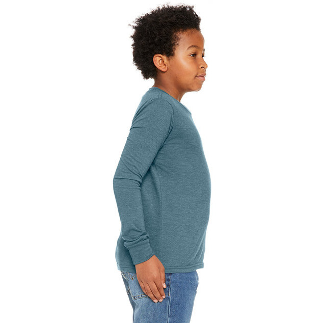 Youth Jersey Long-Sleeve T-Shirt - BLAcK - S(D0102H7WVLX)