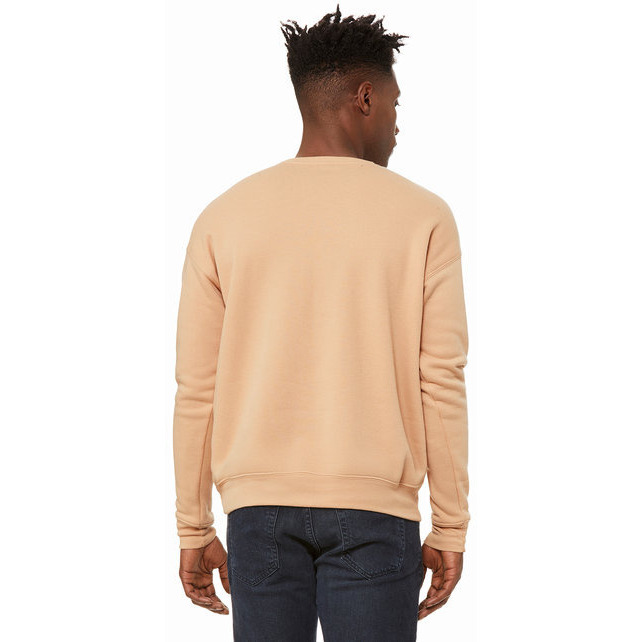 Unisex Drop Shoulder Fleece - WHITE - XS(D0102H7W9L6)