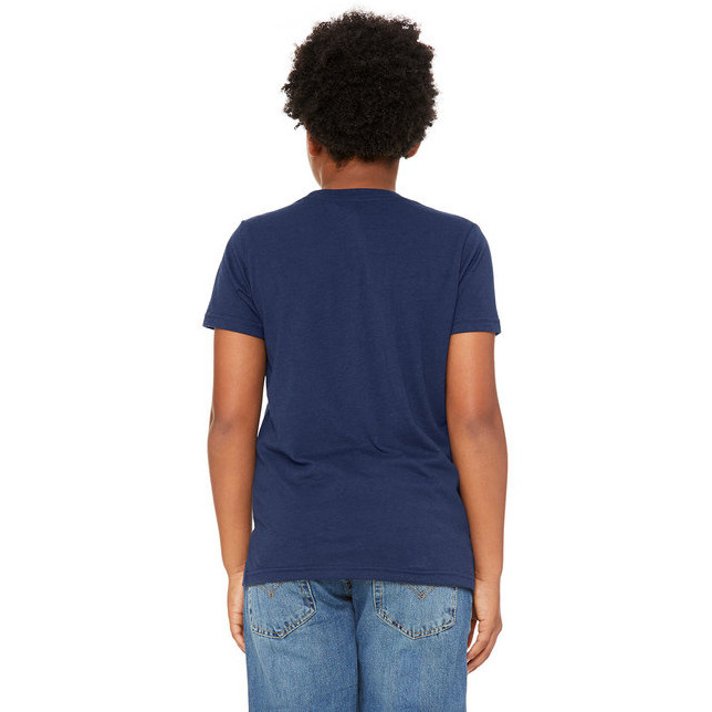 Youth Triblend Short-Sleeve T-Shirt - BLUE TRIBLEND - M(D0102H7W6DJ)