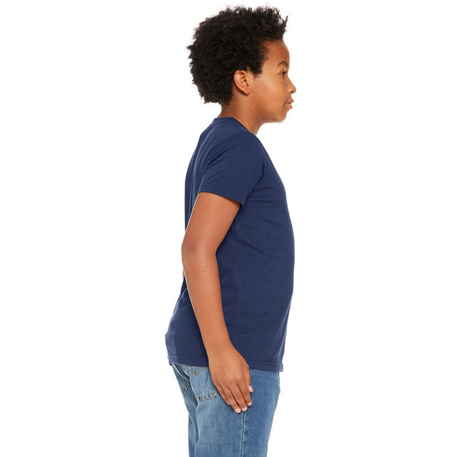 Youth Triblend Short-Sleeve T-Shirt - BLUE TRIBLEND - M(D0102H7W6DJ)