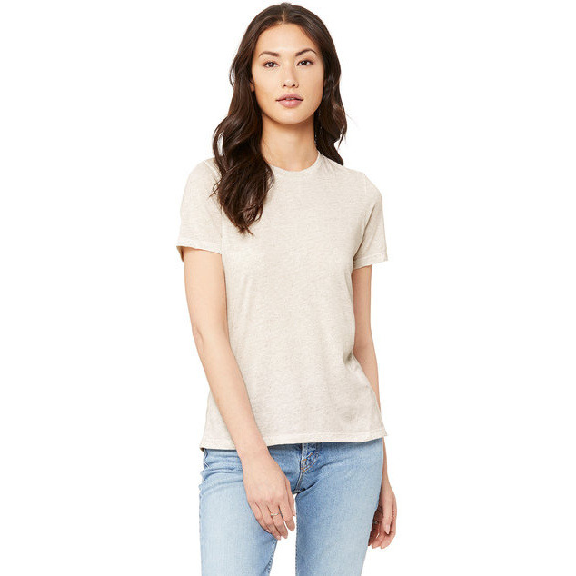 Ladies Relaxed Triblend T-Shirt - cHAR BLK TRIBLND - S(D0102H7WZLX)