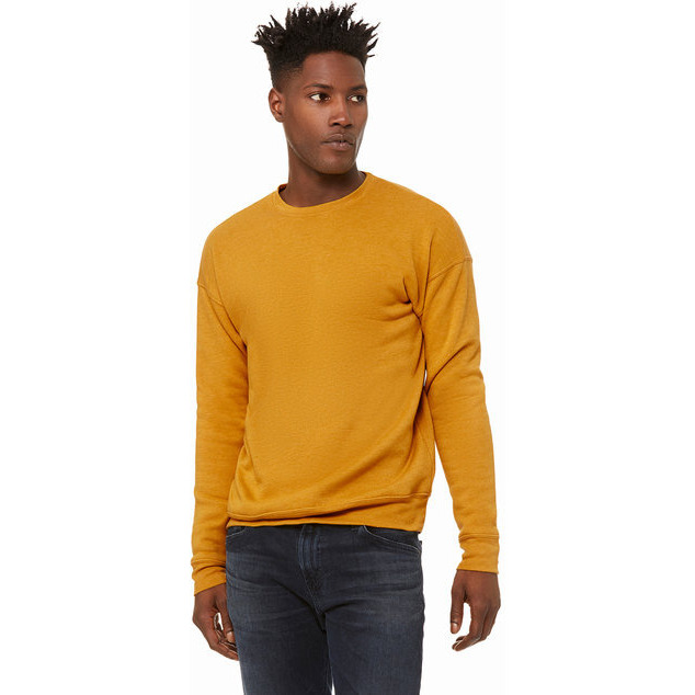 Unisex Drop Shoulder Fleece - WHITE - XS(D0102H7W9g2)