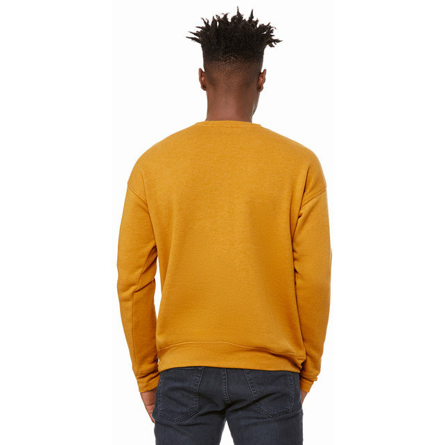 Unisex Drop Shoulder Fleece - WHITE - XS(D0102H7W9g2)