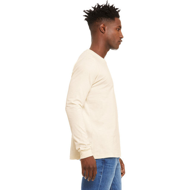 Unisex Jersey Long-Sleeve T-Shirt - RED - S(D0102H7WP1P)
