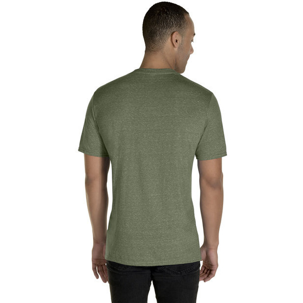 Adult Snow Heather T-Shirt - FRST gRN SNW HTH - L(D0102H7MJ76)