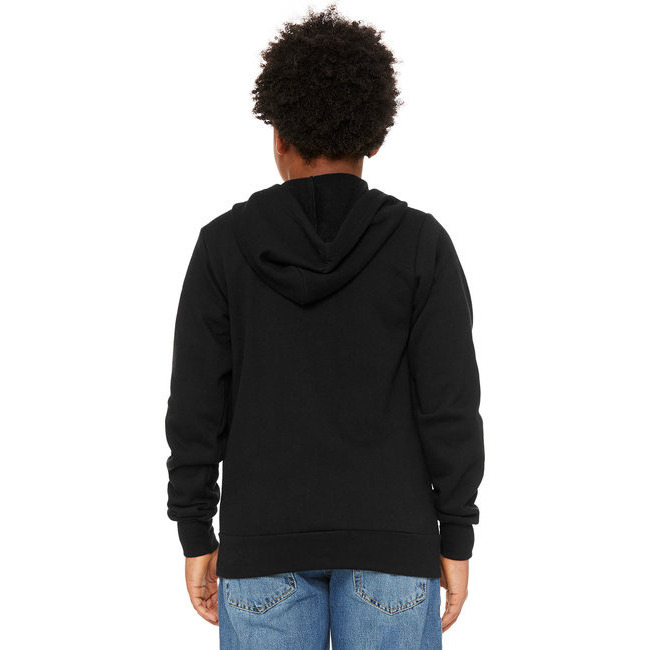 Youth Sponge Fleece Full-Zip Hooded Sweatshirt - HTHR TRUE ROYAL - S(D0102H7KEZT)