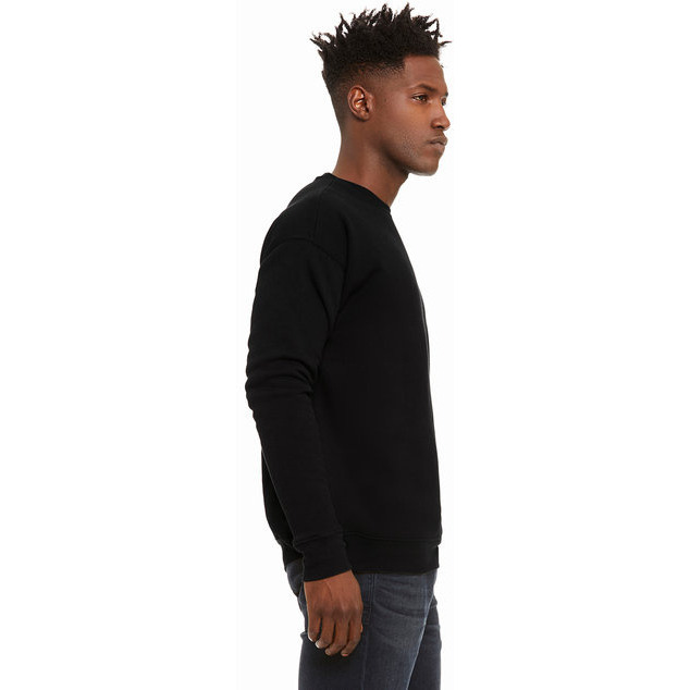 Unisex Drop Shoulder Fleece - WHITE - XS(D0102H7WSFX)